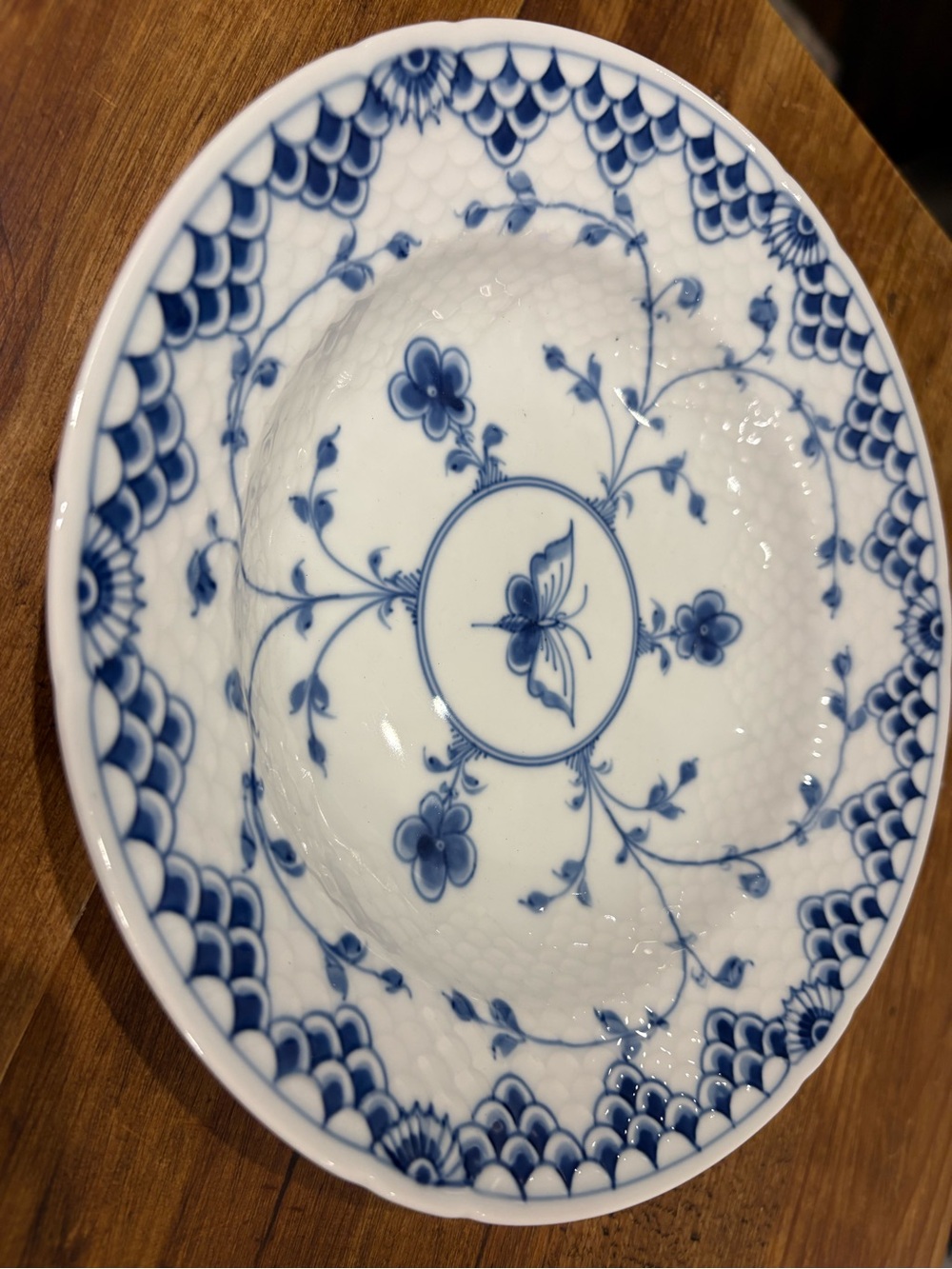 Bing & Grondahl Denmark Butterfly Soup/Deep Plate Bowl First Quality
